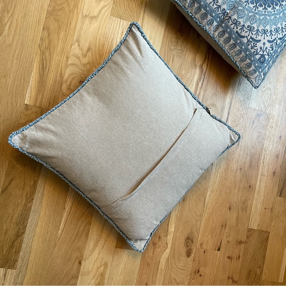 Set of two decorative throw pillows 18 in by 18 in - Picture 3 of 6